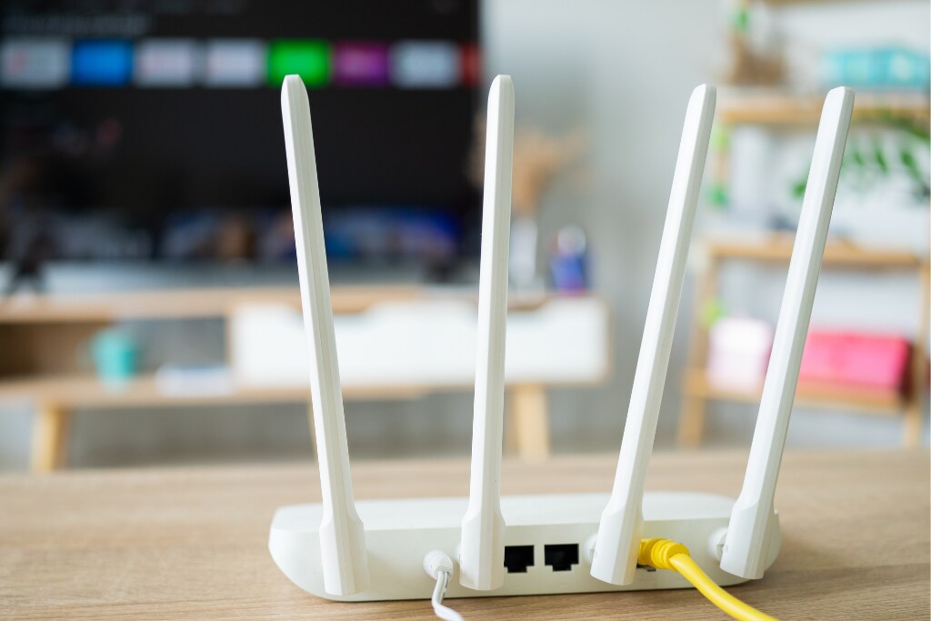 reiniciar o roteador pode melhorar a conexão de internet